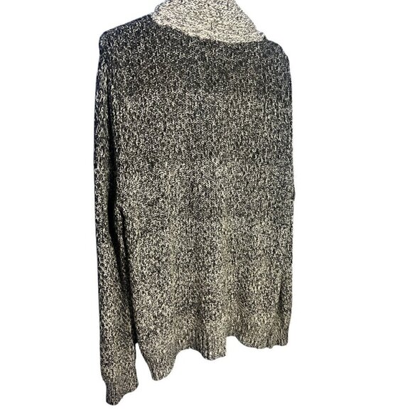 Banana Republic Mens Shawl Collar Cardigan Sweater M Gray Knit Cotton - Picture 2 of 5